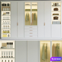 Wardrobe - wardrobe with clothes