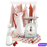 Decorative set with strawberry