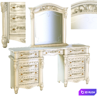 Zona notte Empire table toilet mirror