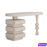 Cecil Unique Shape Desk