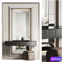 Hanging black vanity table st.