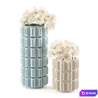 Vase Kelly Hoppen Geometric Vase Tall and Small