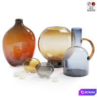 Glass vases Zara Home