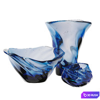 Murano Decor Vase Set