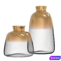 Golden vases gradient