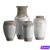 Siena Rustic Ceramic Floor Vases