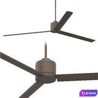 60 Status Oil Rubbed Bronze Damp Ceiling Fan