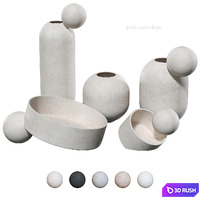 Bulb collection vases