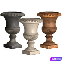 Classical vase for decorating the facade.LARGE WICKFORD URN.Classic outdoor Vase.Flowerpot