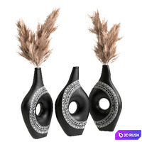 Decorative set with vases_1