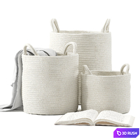 Basket with Handles Set 01 ZARA HOME