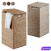 Wicker laundry baskets 2