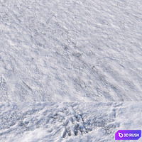 8k seamless snow square material 03
