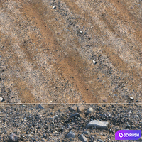 Ground material with stones 04