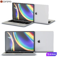 Macbook Pro 3D Model Corona