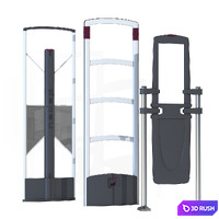 Acoustic magnetic antennas No. 2 3D Model Vray
