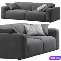 Upholstered 2seat Cloud Sofa by Prostoria