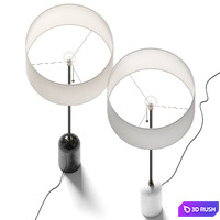 Gubi Gravity Floor Lamp 3D Model Vray, Corona
