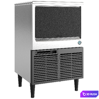 Hoshizaki KM-161BAJ Crescent Cuber Icemaker Air-cooled Built in Storage Bin