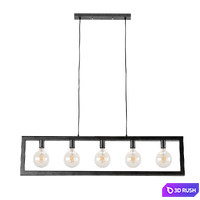 Furnwise - Industrial Ceiling Light Aiden 5L 3D Model Vray, Corona