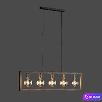 Furnwise - Industrial Ceiling Light Aiden 5L 3D Model Vray, Corona