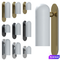 Wall sconces set ODYSSEY SCONCE by Schwung Home 3D Model Corona