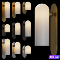 Wall sconces set ODYSSEY SCONCE by Schwung Home 3D Model Corona