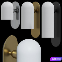 Wall sconces set ODYSSEY SCONCE by Schwung Home 3D Model Corona