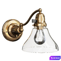 Rose City Fitter Short Swing Arm Sconce 3D Model Vray