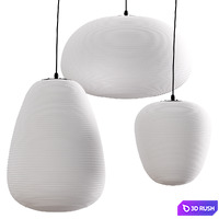 Pendant light collection 205 3D Model Vray, Corona