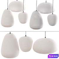 Pendant light collection 205 3D Model Vray, Corona