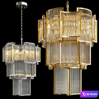 Eichholtz Chandelier 3D Model Vray, Corona