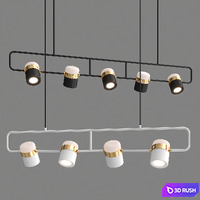 Pendant light 3D Model Vray, Corona