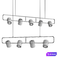 Pendant light 3D Model Vray, Corona