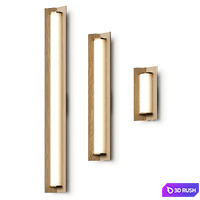 Cerno Penna Wall Lamps 3D Model Vray, Corona