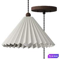Lulu and Georgia Prairie Pendant Lamp by Huey 3D Model Vray, Corona