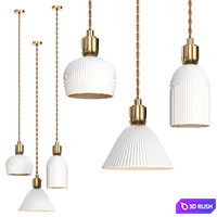 Olly Pendant 3D Model Corona