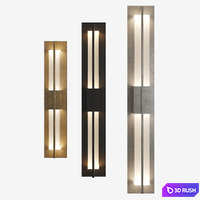 Double Axis LED Sconce by Hubbardton Forge 3D Model Corona