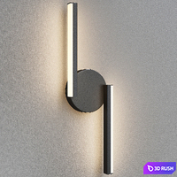 Gerde direction wall lamp 3D Model Vray