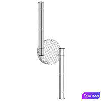 Gerde direction wall lamp 3D Model Vray