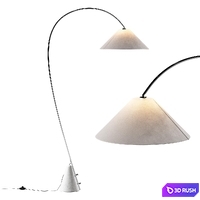 Mason marble arch floor lamp by Made