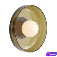 Walter Retro Bauhaus Ceiling Light 3D Model Corona