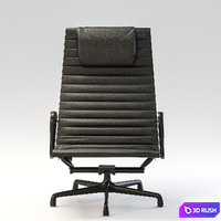 Eames Aluminum Group Chairs 3D Model Vray