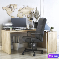 IKEA office workplace 24 3D Model Vray, Corona