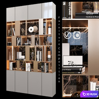 Furniture Composition | 25 3D Model Vray, Corona