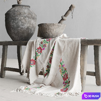 Decorative set in a rustic style 3D Model Corona