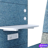 Mikomax Smart Office | HUSH TWIN 3D Model Vray, Corona