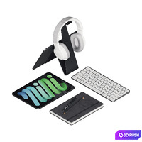 Utespelare Nordic Desk 3D Model Vray, Corona