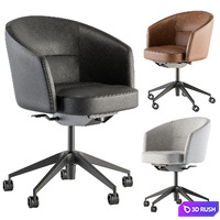 Office Chair - Set 18 3D Model Vray, Corona