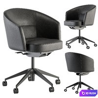 Office Chair - Set 18 3D Model Vray, Corona